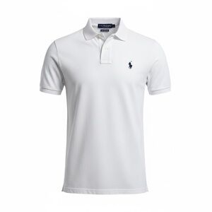Men's White Polo Shirt